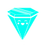 Blue rave diamond