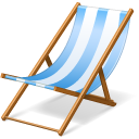 Beach summer vacation chair