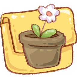 Folder flowerpot