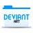 Deviantart social logo