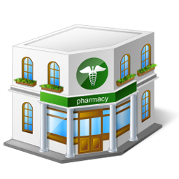 Pharmacy icon drugs diagnostics doctor office pharmacist