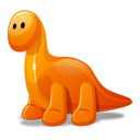 Dino orange