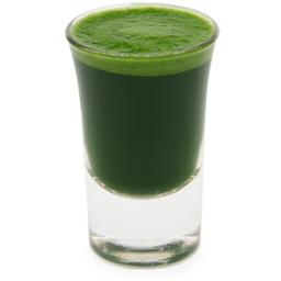 Wheatgrass shot juice