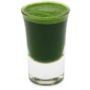 Wheatgrass shot juice