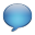 Chat social logo speech bubble