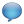 Chat social logo speech bubble