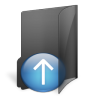 Upload up increase folder arrow