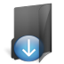 Download down decrease folder arrow