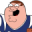 Peter griffin football zoomed sport ball