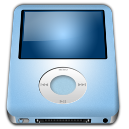 Ipod nano baby blue mp3 player alt