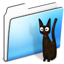 Cat folder smooth pet animal