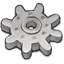 Light bulb lamp grey gear prefs preferences