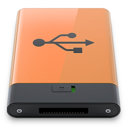 Usb b orange