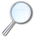 Zoom magnify magnifying search magnifier loupe find glass look eye