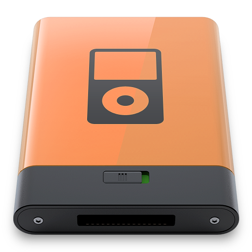 Orange ipod b