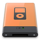 Orange ipod b