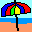 Beach umbrella