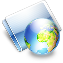 Online earth world globe internet folder network