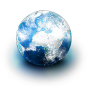 Browser earth network world planet