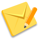 Mail email edit update pencil envelope contact communication