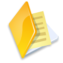 Folder doc file document documents yellow paper