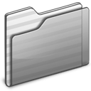 Folder gray social logo