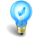 Light twitter bulb