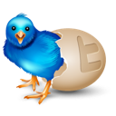 Egg twitter bird