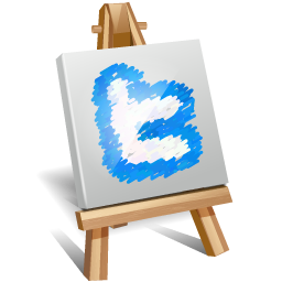 Twitter painting