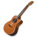 Wood guitar music