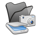 Cameras black scanners folder &