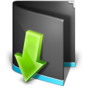 Downloads folder black