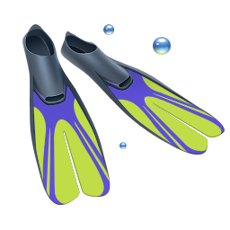 Scuba fins diving