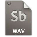 Document file secondary audio wav sb