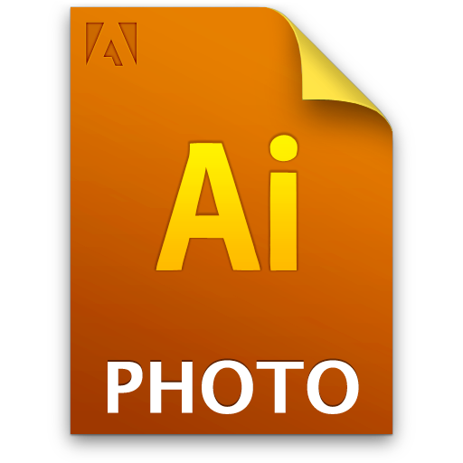 Icon photofile document file ai