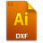 Document dxffile file ai icon