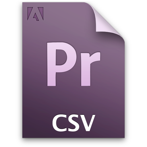 Csv document file pr