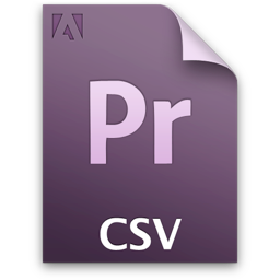 Csv document file pr