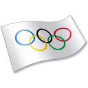 Olympic international committee flag