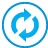 Synchronize basic button blue