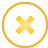 Button basic yellow cross