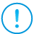 Basic exclamation blue circle