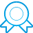 Basic blue medal