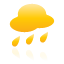 Rain weather yellow