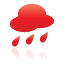 Rain weather red