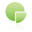 Pie green chart