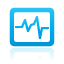 Oscilloscope blue