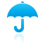 Umbrella blue