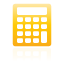 Yellow calculator