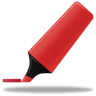 Highlightmarker red